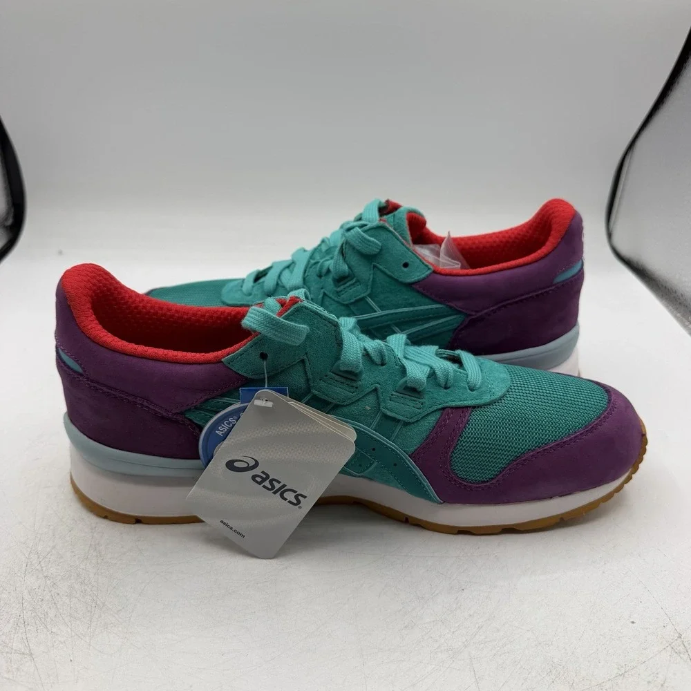 Asics x Hanon Gel Epirus Shoes Mens 10 Tropical Green/Purple Sneakers H40VK-8383